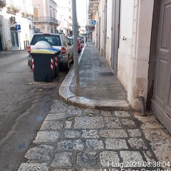 Lavaggio e diserbo strade a Bitonto