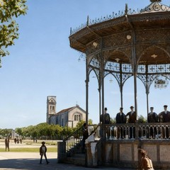 Foto storiche di Bitonto ricostruite con l'AI