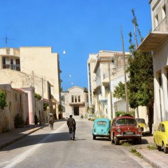 Foto storiche di Bitonto ricostruite con l'AI