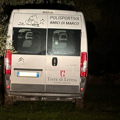 Ritrovato il furgone della polisportiva Amici di Marco: era stato rubato