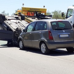 Lincidente di ieri sulla sp Bitonto Palo