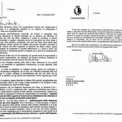 La lettera di Decaro al presidente della Regione Emiliano