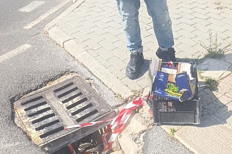 Voragine in via Pietro Nenni