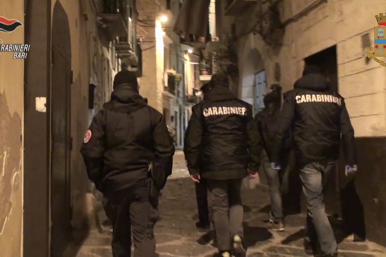 Il blitz di Carabinieri e Polizia di Stato