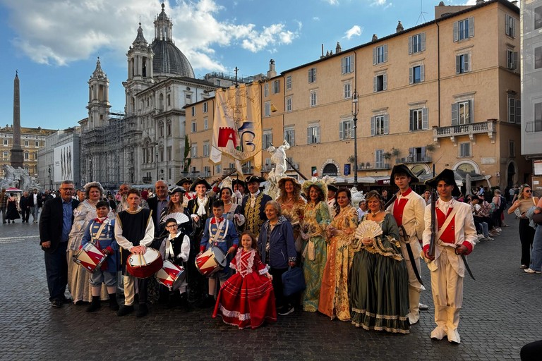 Corteo Storico di Bitonto a piazza Navona a Roma. <span>Foto Ufficio stampa </span>