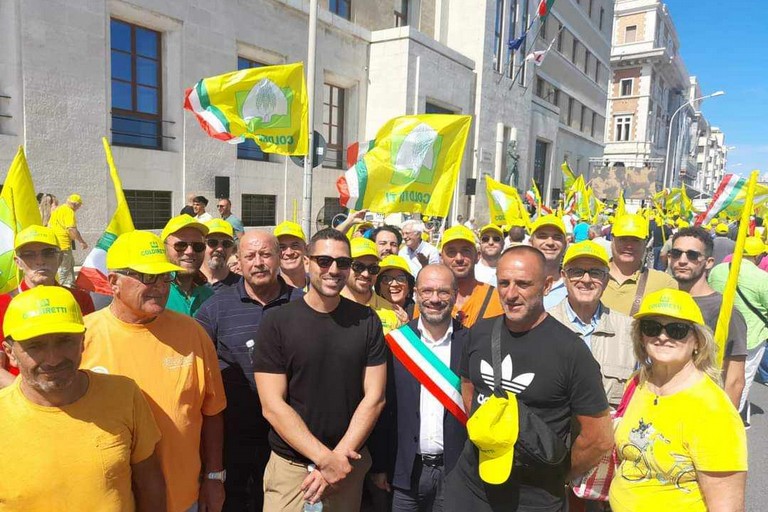 Bitonto alla manifestazione di Coldiretti