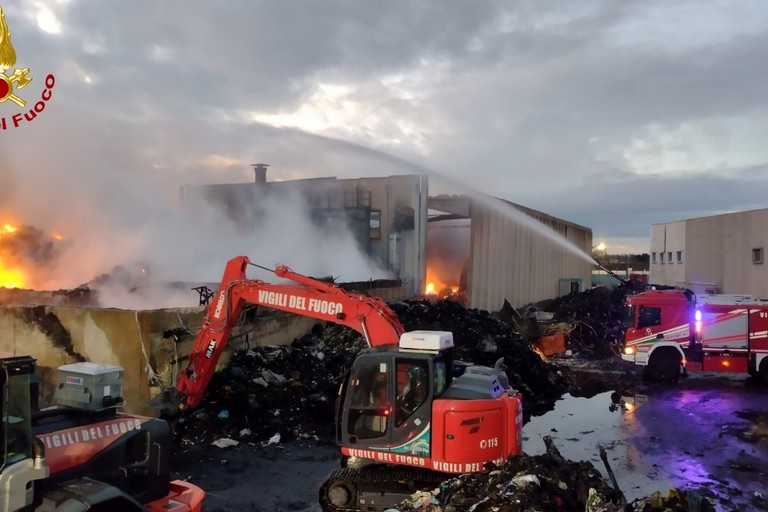 Vigili del Fuoco in azione