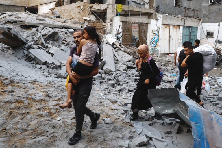 Tragedia umanitaria a Gaza. <span>Foto Da pagina Facebook Francesco Paolo Ricci </span>