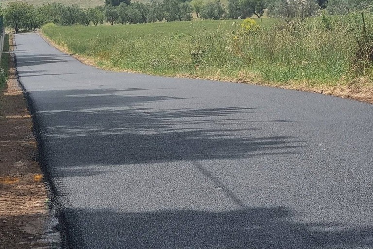 Strada della murgia della città