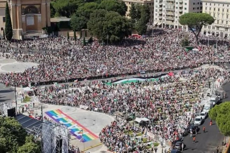 Piazza San Giovanni per la Palestina