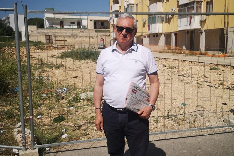 Sopralluogo del consigliere Natilla nella periferia di Bitonto. <span>Foto Franco Natilla</span>