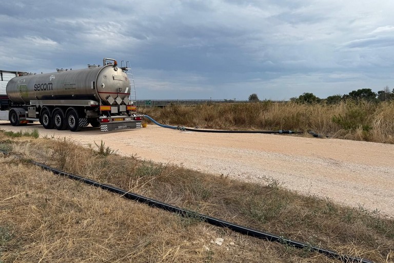 Estrazione del percolato discarica Ecoambiente