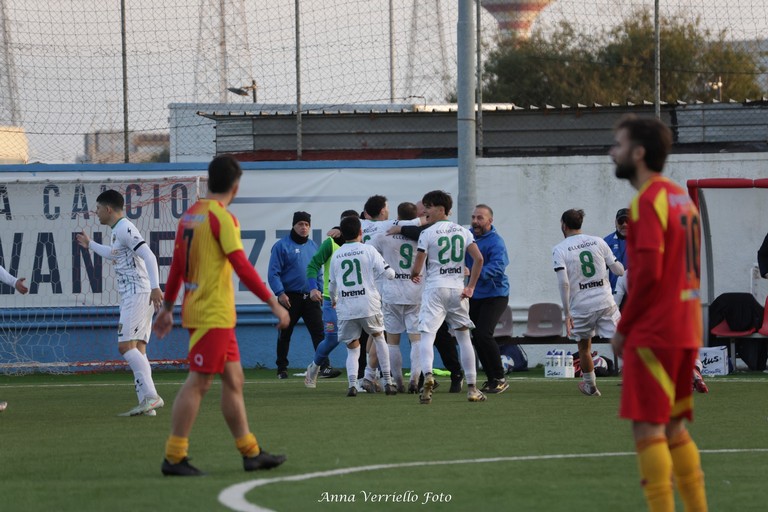 Esultanza US Bitonto. <span>Foto Anna Verriello per US Bitonto </span>