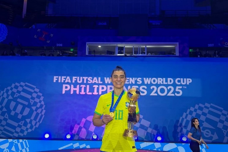 Luciléia con la maglia della nazionale brasiliana