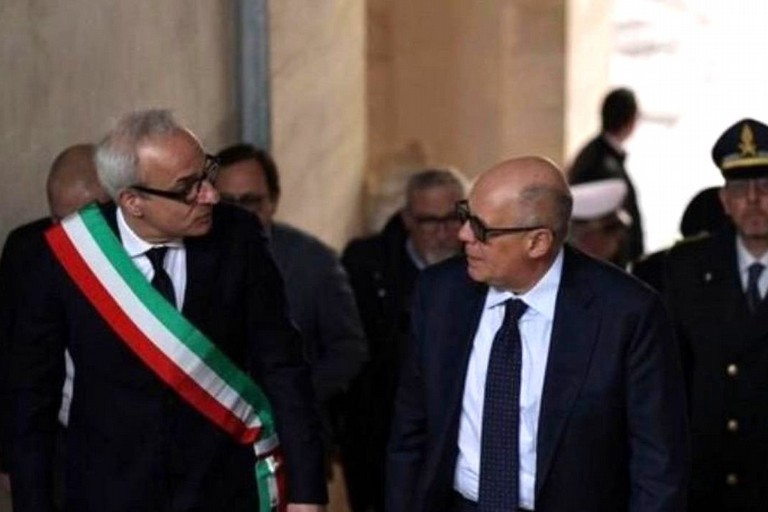 Ricci col Prefetto Russo