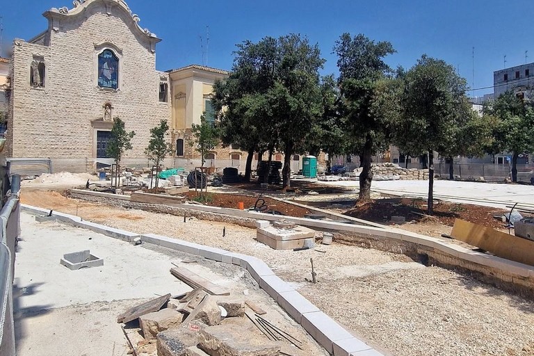 Cantiere piazza Moro. <span>Foto Luca Scaraggi </span>