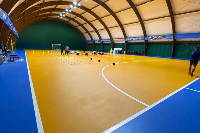 Tensostruttura Binetto. <span>Foto Bitonto C5 femminile </span>