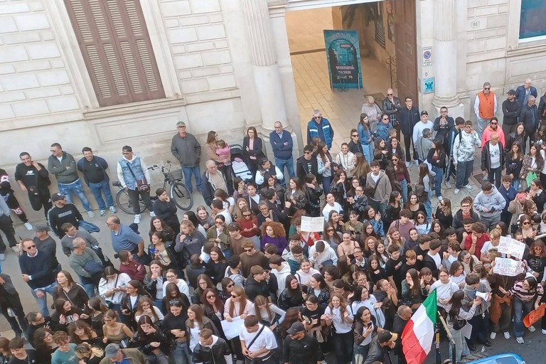 Manifestazione studenti Bitonto. <span>Foto Gianluca Battista</span>