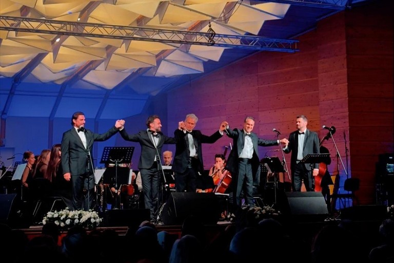 The four italian tenors
