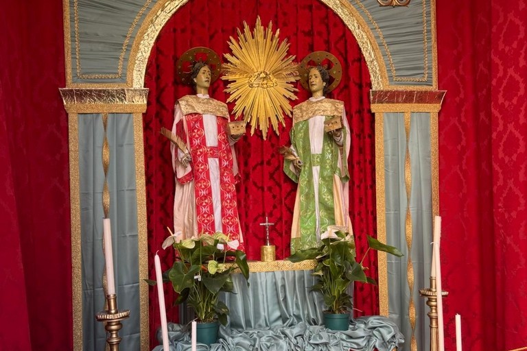 Altare devozionale dei Santi Medici alla chiesa di San Giorgio