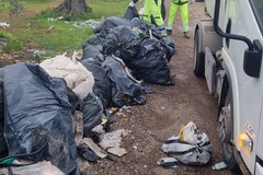 Via Traiana, a Bitonto le operazioni di pulizia dai rifiuti