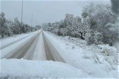 Strada tra Palombaio e Mariotto con pericolo ghiaccio: FOTO