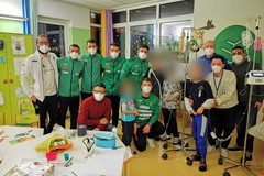 Il Futsal Bitonto regala un sorriso ai pazienti del reparto oncologico del Policlinico di Bari