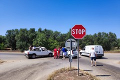 Raccordo provinciali 218 e 91: due feriti a Bitonto