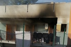 Incendio in via Traiana: a fuoco un appartamento