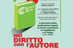 Filippo Palmieri presenta domani a Bitonto il suo libro sulla professione legale in forma societaria