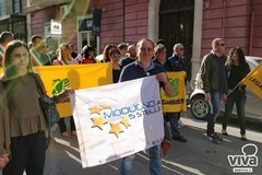 «No all'inceneritore NEWO». Ieri manifestazione a Bari