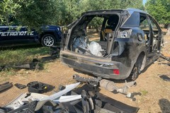 Auto cannibalizzata ritrovata a Terlizzi: era stata rubata a Bitonto
