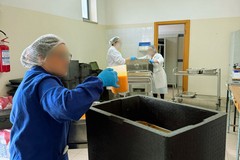 Sopralluogo di Teresa Tatulli e Ivan Lorusso alla mensa della scuola "Modugno"