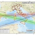 Frammenti razzo in caduta: le spiegazioni della Protezione Civile e le possibili traiettorie