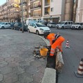 Al via a Bitonto i lavori di sistemazione dei marciapiedi danneggiati