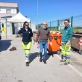 Il sindaco di Bitonto in visita ai lavoratori del CCR nel giorno di Pasquetta