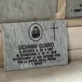 Onorate le spoglie del caduto Giovanni Guario