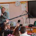 Tre bimbi nella scuola  "Caiati " di Bitonto protagonisti di un corto sul Natale