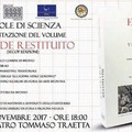 Il matematico Vitale Giordano protagonista al teatro Traetta