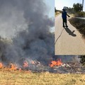 Doppio incendio a Bitonto: ieri a fuoco un'altra discarica di rifiuti tossici