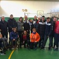Il presidente del Comitato Italiano Paralimpico Pinto agli allenamenti della Elos