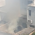 Incendio in via Luigi Ambruosi a Bitonto