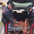 Furti di rame nei parchi eolici, arresti anche a Bitonto. FOTO