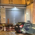 Maltempo a Bitonto: cede asfalto, auto sprofonda in via Bonghi