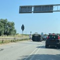 Incidente tra Santo Spirito e Bitonto: si ribalta un'auto ad una rotatoria