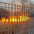 Vasto incendio in via Piacente: sul posto Vigili del Fuoco e Polizia Locale