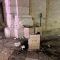 Botti di capodanno, rotta una fioriera in Piazza Cavour