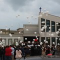 Lacrime e commozione ieri a Palombaio per i funerali dei due giovani morti in un incidente