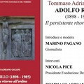 Lo scultore del portale della basilica dei Ss Medici, Adolfo Rollo, protagonista oggi a Bitonto