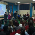 Liceo  "G. Galilei " di Bitonto, il saluto degli studenti ad Angela Pastoressa